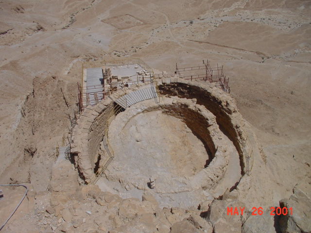 Masada - starożytna twierdza 
